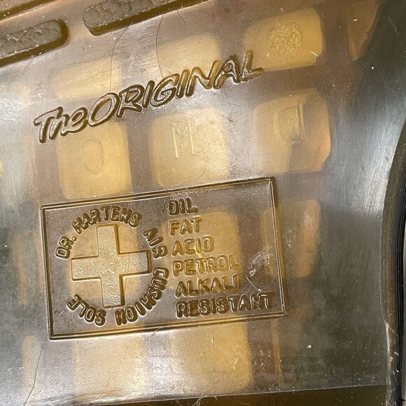 Dr. Martens 1460 8-Eye Lace Up Black Smooth Leather Boots Women US 6 | UK 4 - Picture 15 of 16